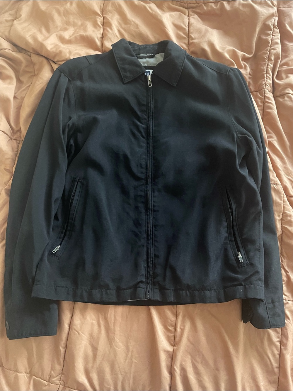 GAP Black Zip-Up Men's Jacket